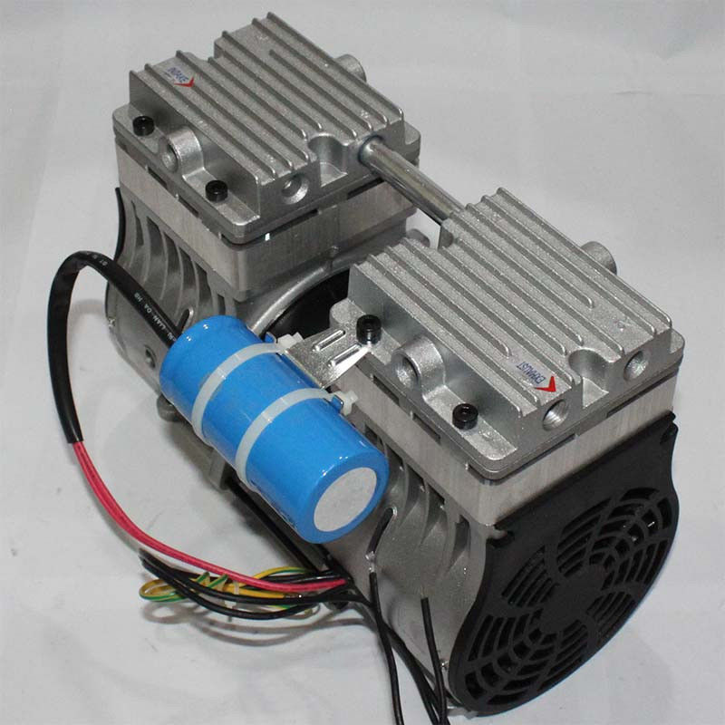 Lab Oil Less Piston Vacuum Pump 520W Oilless Vacuum Pump For Freeze Dryer