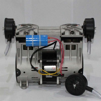 220V 50Hz Laboratory Oil Free Air Compressor 780w Oilless Vacuum Pump